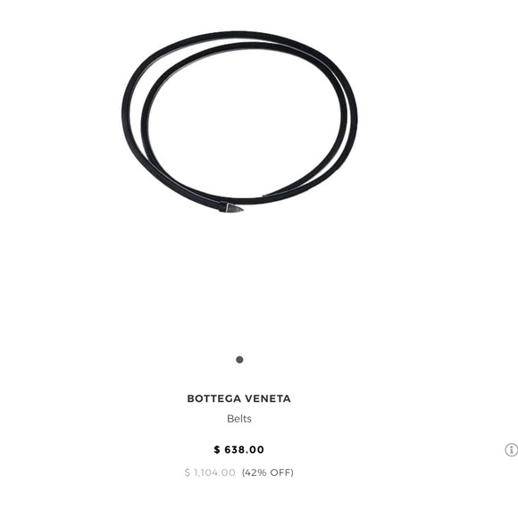 Bottega Veneta Spiral Belt